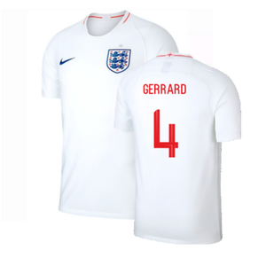 England 2018-19 Home Shirt (S) (Very Good) (Gerrard 4)_0