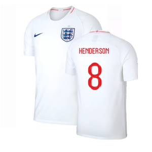 England 2018-19 Home Shirt (S) (Very Good) (Henderson 8)_0