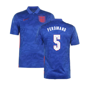 England 2020-21 Away Shirt (Small Boys) (Excellent) (FERDINAND 5)_0