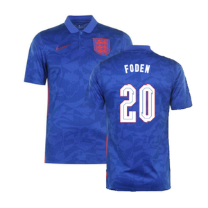 England 2020-21 Away Shirt (Small Boys) (Excellent) (Foden 20)_0