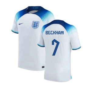 England 2022-2023 Home Shirt (Kids) (MB) (Excellent) (Beckham 7)_0