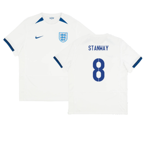 England 2023-24 Womens World Cup Home Shirt (S) (STANWAY 8) (Excellent)_0