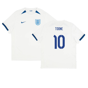 England 2023-24 Womens World Cup Home Shirt (S) (TOONE 10) (Excellent)_0