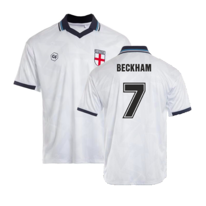 England Clasico de Futebol Retro Home Shirt (11-12y) (BNWT) (BECKHAM 7)