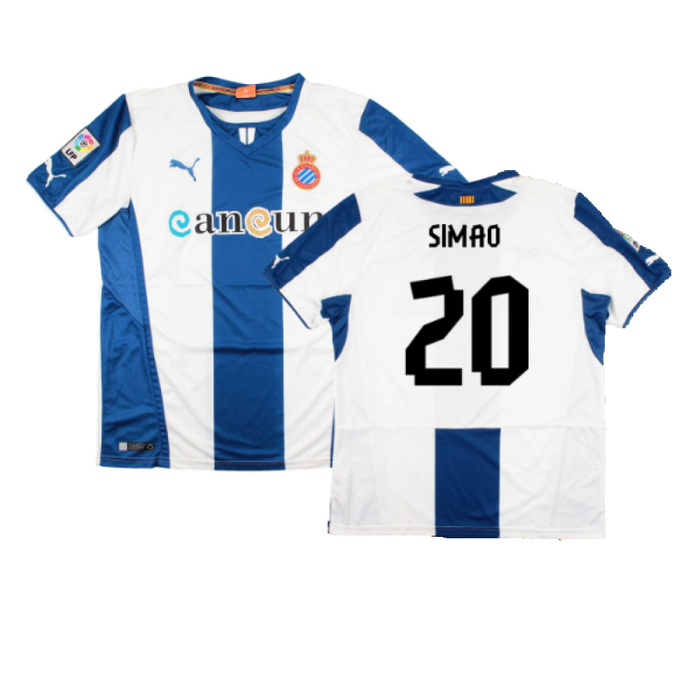 Espanyol 2013-14 Home Shirt (L) (Excellent) (Simao 20)