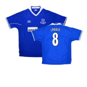 Everton 1999-00 Home Shirt (XL) (Excellent) (Lineker 8)_0