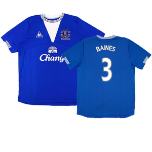 Everton 2009-10 Home Shirt (M) (Excellent) (Baines 3)_0