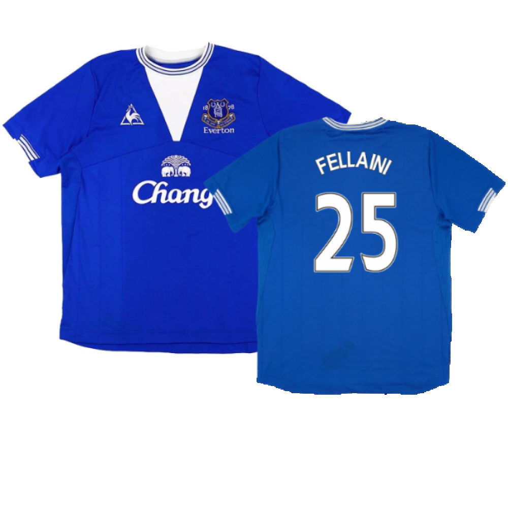 Everton 2009-10 Home Shirt (XL) (Good) (Fellaini 25)_0