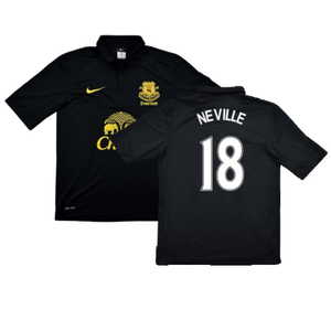 Everton 2012-13 Away Shirt (Excellent) (Neville 18)_0