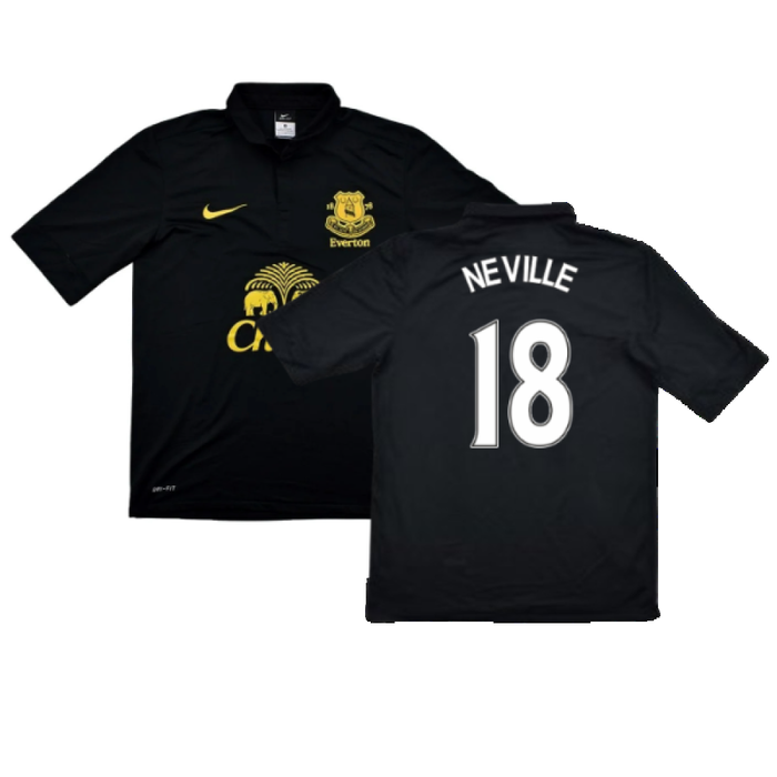 Everton 2012-13 Away Shirt (Excellent) (Neville 18)