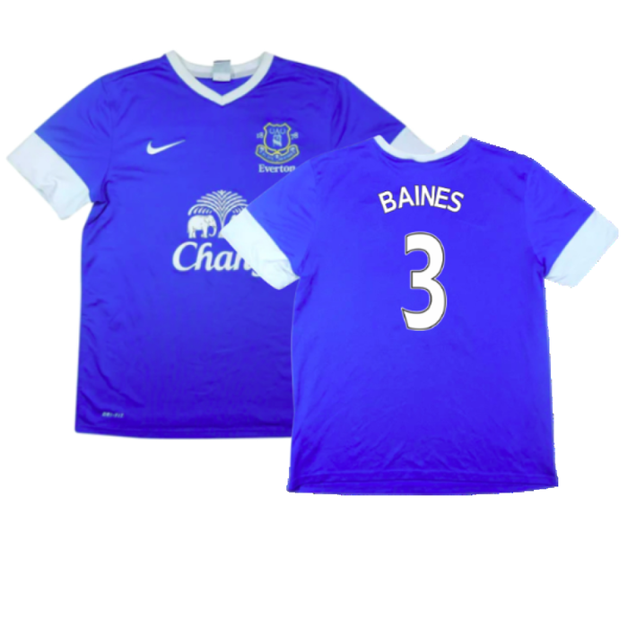 Everton 2012-13 Home Shirt (S) (Mint) (BAINES 3)