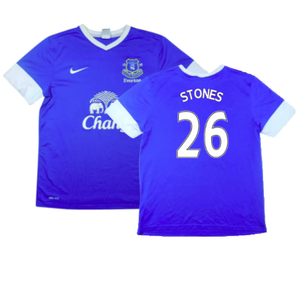 Everton 2012-13 Home Shirt (S) (Mint) (Stones 26)_0