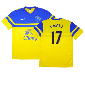 Everton 2013-14 Away Shirt (M) (Excellent) (Lukaku 17)_0