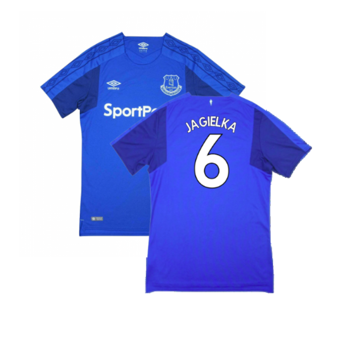 Everton 2017-18 Home Shirt (Excellent) (Jagielka 6)