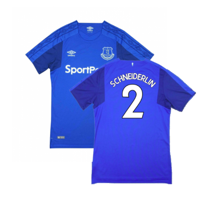 Everton 2017-18 Home Shirt (Excellent) (Schneiderlin 2)