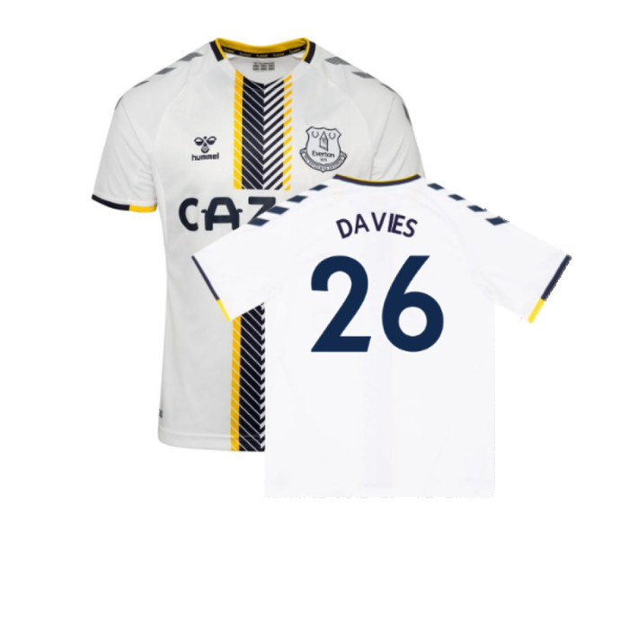 Everton 2021-22 Third Shirt (5XL) (Very Good) (DAVIES 26)