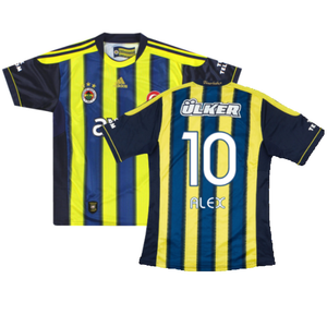 Fenerbahce 2011-12 Home Shirt (M) (Very Good) (Alex 10)_0