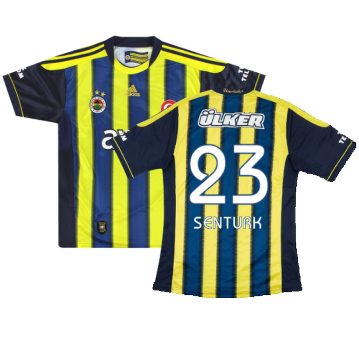 Fenerbahce 2011-12 Home Shirt (M) (Very Good) (Senturk 23)