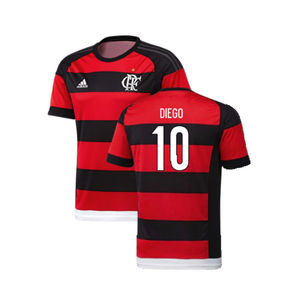 Flamengo 2015-16 Home Shirt (M) (Very Good) (Diego 10)_0