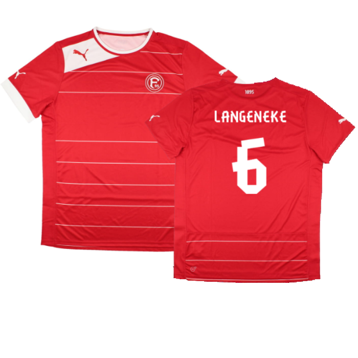 Fortuna Dusseldorf 2012-13 Home Shirt (Sponsorless) (XL) (Excellent) (Langeneke 6)