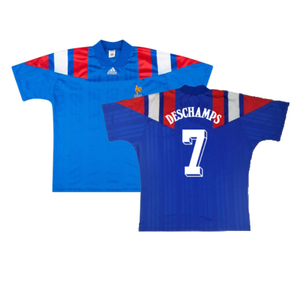 France 1992-94 Home Shirt (L) (Excellent) (Deschamps 7)_0