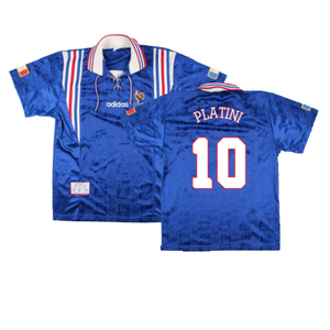 France 1996-98 Home Shirt (M) (Excellent) (PLATINI 10)_0