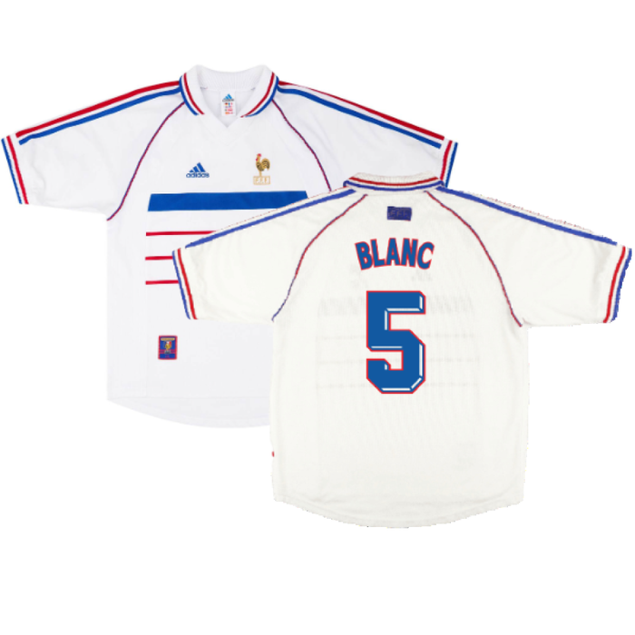 France 1998-2000 Away Shirt (M) (Very Good) (BLANC 5)