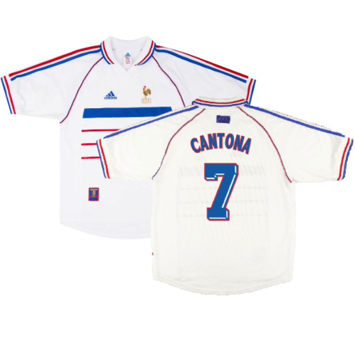 France 1998-2000 Away Shirt (M) (Very Good) (CANTONA 7)