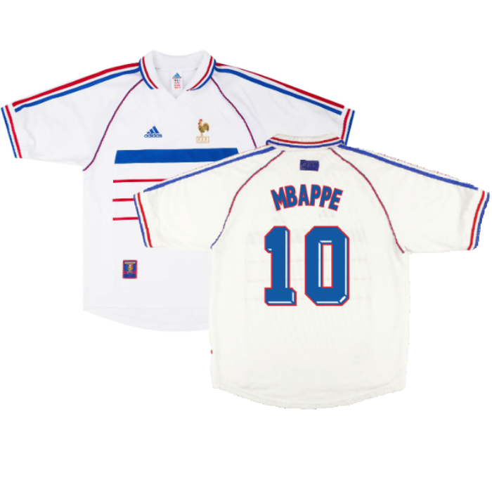 France 1998-2000 Away Shirt (M) (Very Good) (MBAPPE 10)