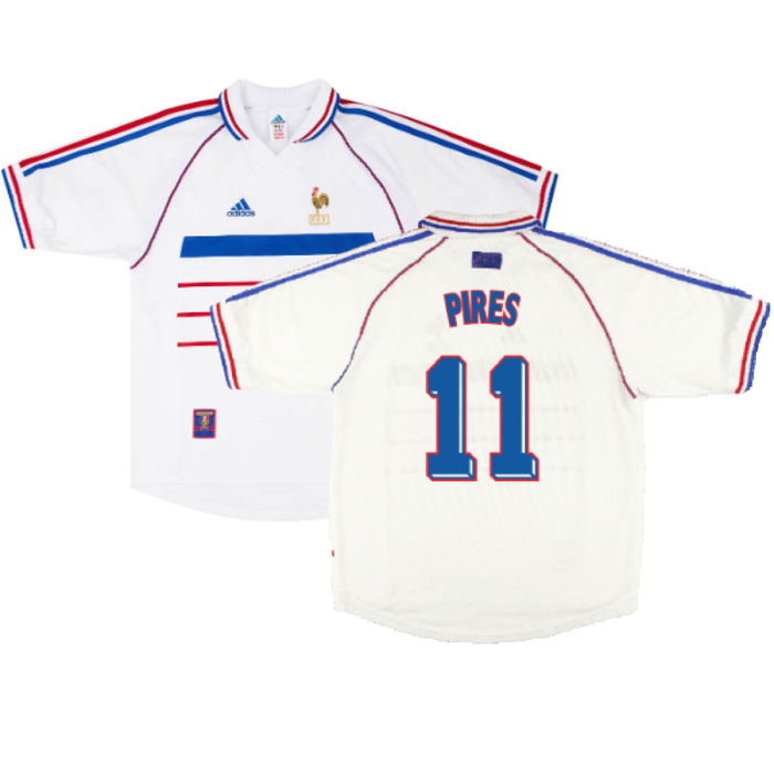 France 1998-2000 Away Shirt (M) (Very Good) (Pires 11)