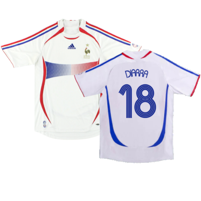 France 2006-07 Away Shirt (L) (Fair) (Diarra 18)