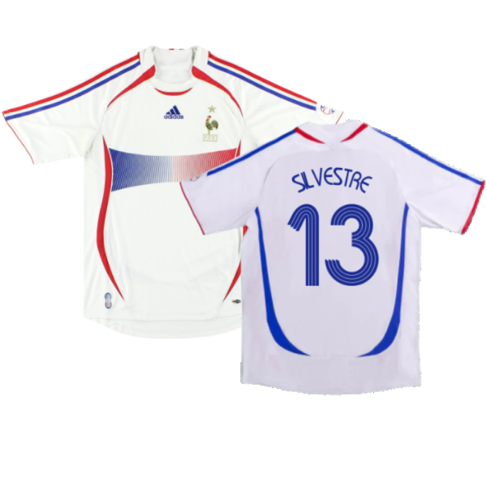 France 2006-07 Away Shirt (L) (Fair) (Silvestre 13)_0