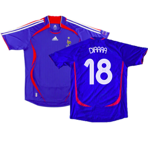 France 2006-08 Home Shirt (L) (Good) (Diarra 18)_0