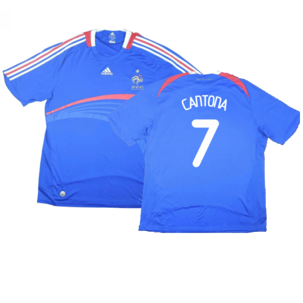 France 2007-08 Home Shirt (M) (Excellent) (Cantona 7)_0