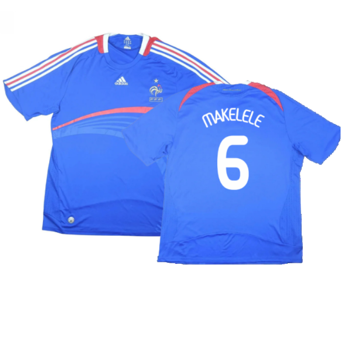 France 2007-08 Home Shirt (M) (Excellent) (Makelele 6)