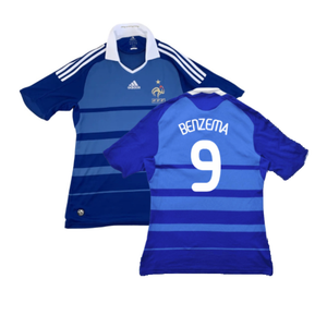 France 2008-09 Home Shirt (Excellent) (Benzema 9)_0