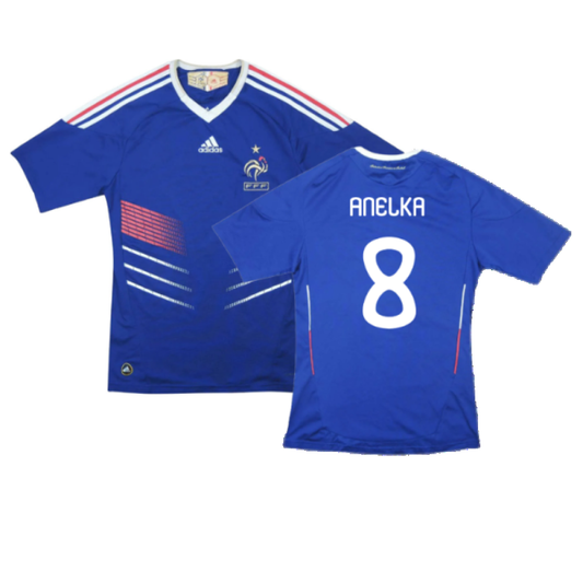 France 2009-10 Home Shirt (S) (Anelka 8) (Excellent)_0