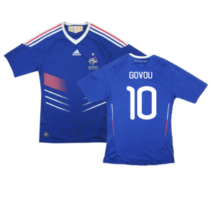 France 2009-10 Home Shirt (S) (Govou 10) (Excellent)_0