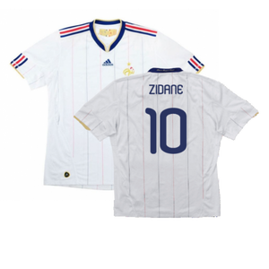 France 2010-11 Away Shirt (M) (Excellent) (ZIDANE 10)_0