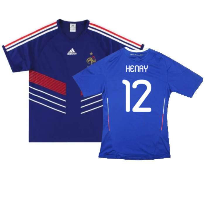 France 2010-11 Home Shirt (Basic) (L) (Mint) (Henry 12)