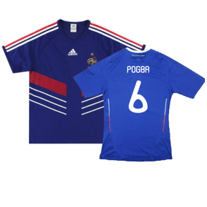 France 2010-11 Home Shirt (Basic) (L) (Mint) (POGBA 6)_0