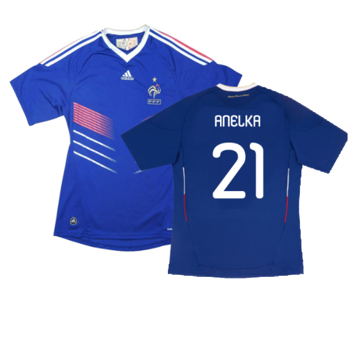 France 2010-11 Home Shirt (L) (Excellent) (Anelka 21)