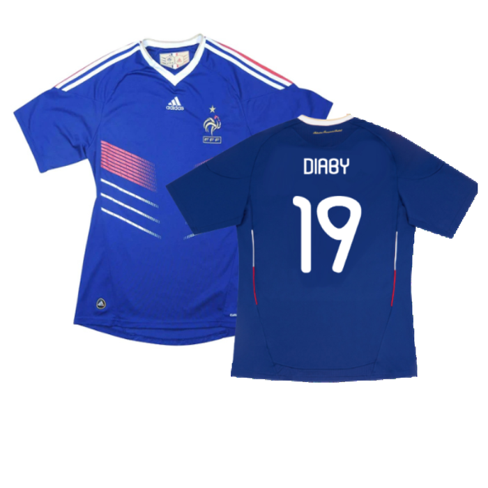 France 2010-2011 Home Shirt (L) (Excellent) (Diaby 19)