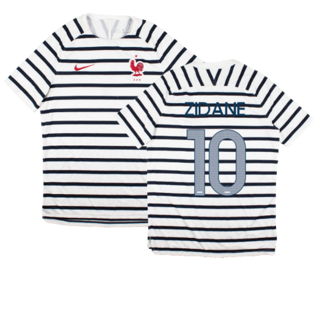 France 2011-12 Away Shirt (L) (Very Good) (ZIDANE 10)_0