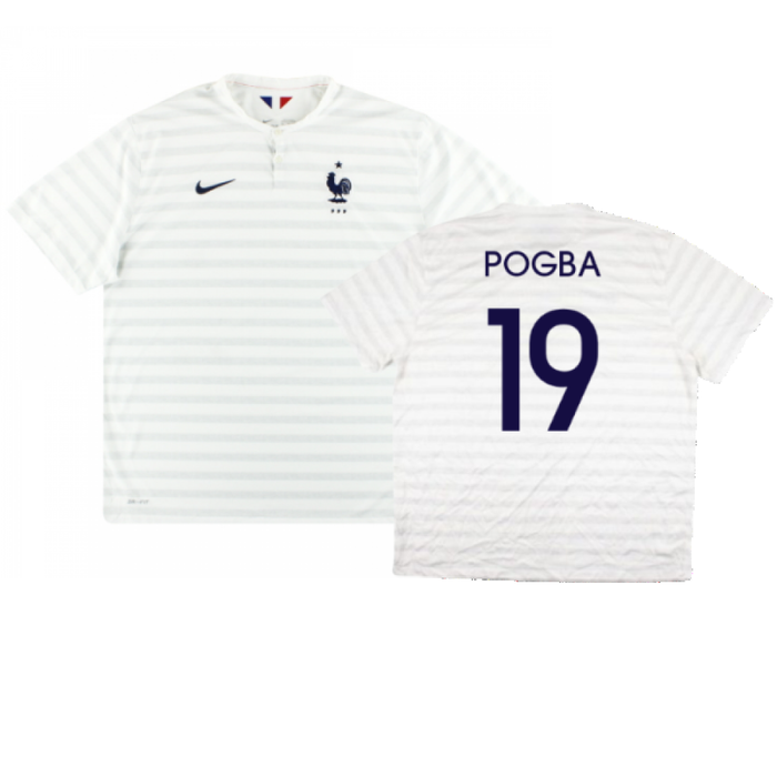 France 2014-15 Away Shirt (Very Good) (Pogba 19)