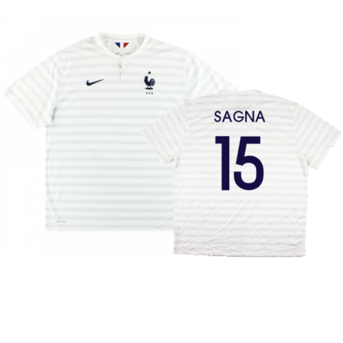 France 2014-15 Away Shirt (Very Good) (Sagna 15)