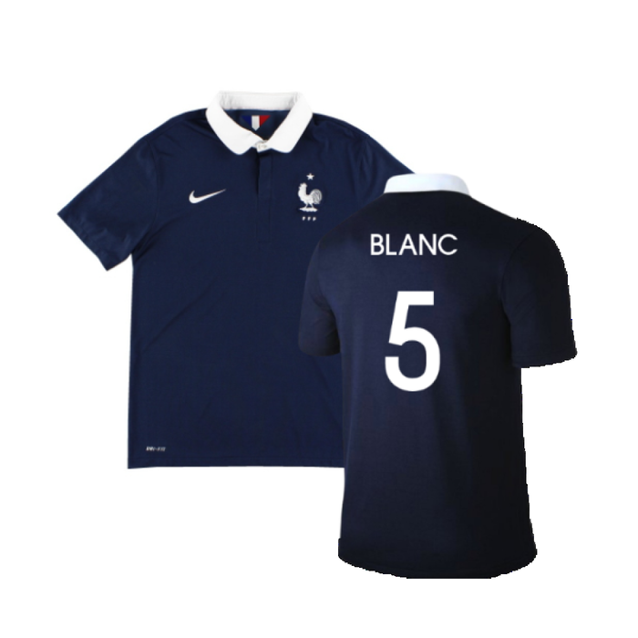 France 2014-15 Home Shirt (XL) (Excellent) (BLANC 5)