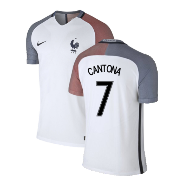 France 2016-17 Away Shirt (LB) (Mint) (Cantona 7)