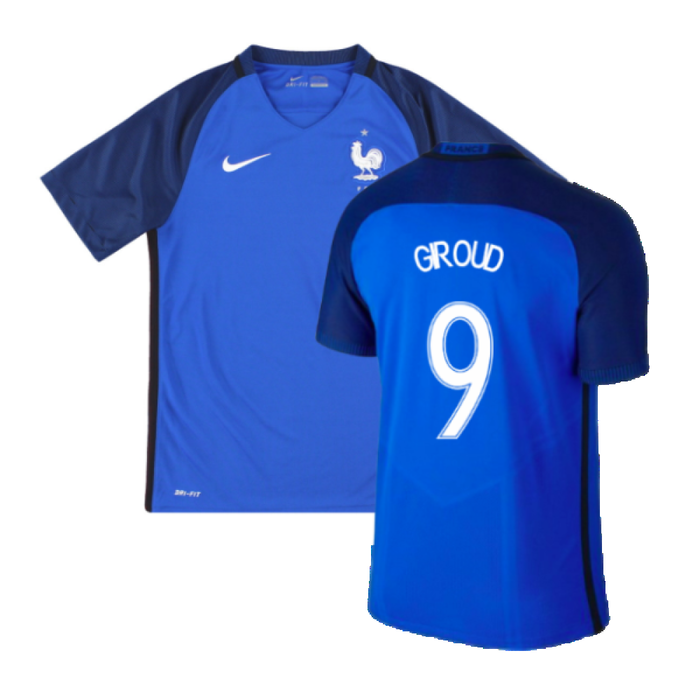 France 2016-17 Home Shirt (L) (Very Good) (Giroud 9)