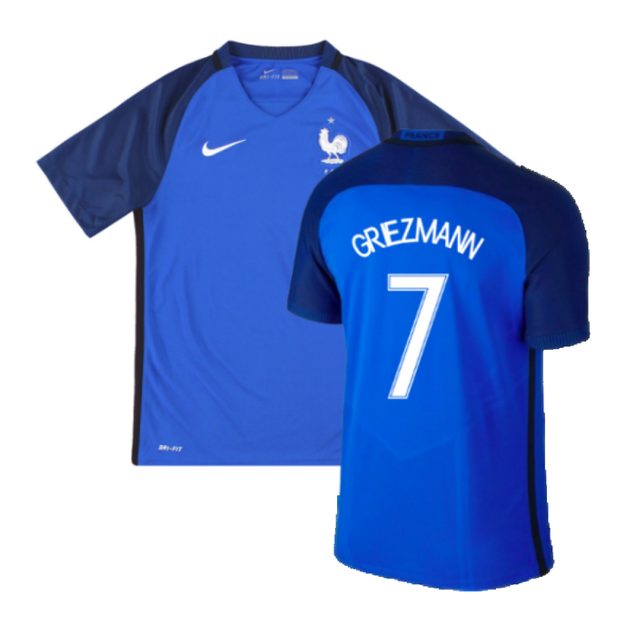 France 2016-17 Home Shirt (L) (Very Good) (Griezmann 7)